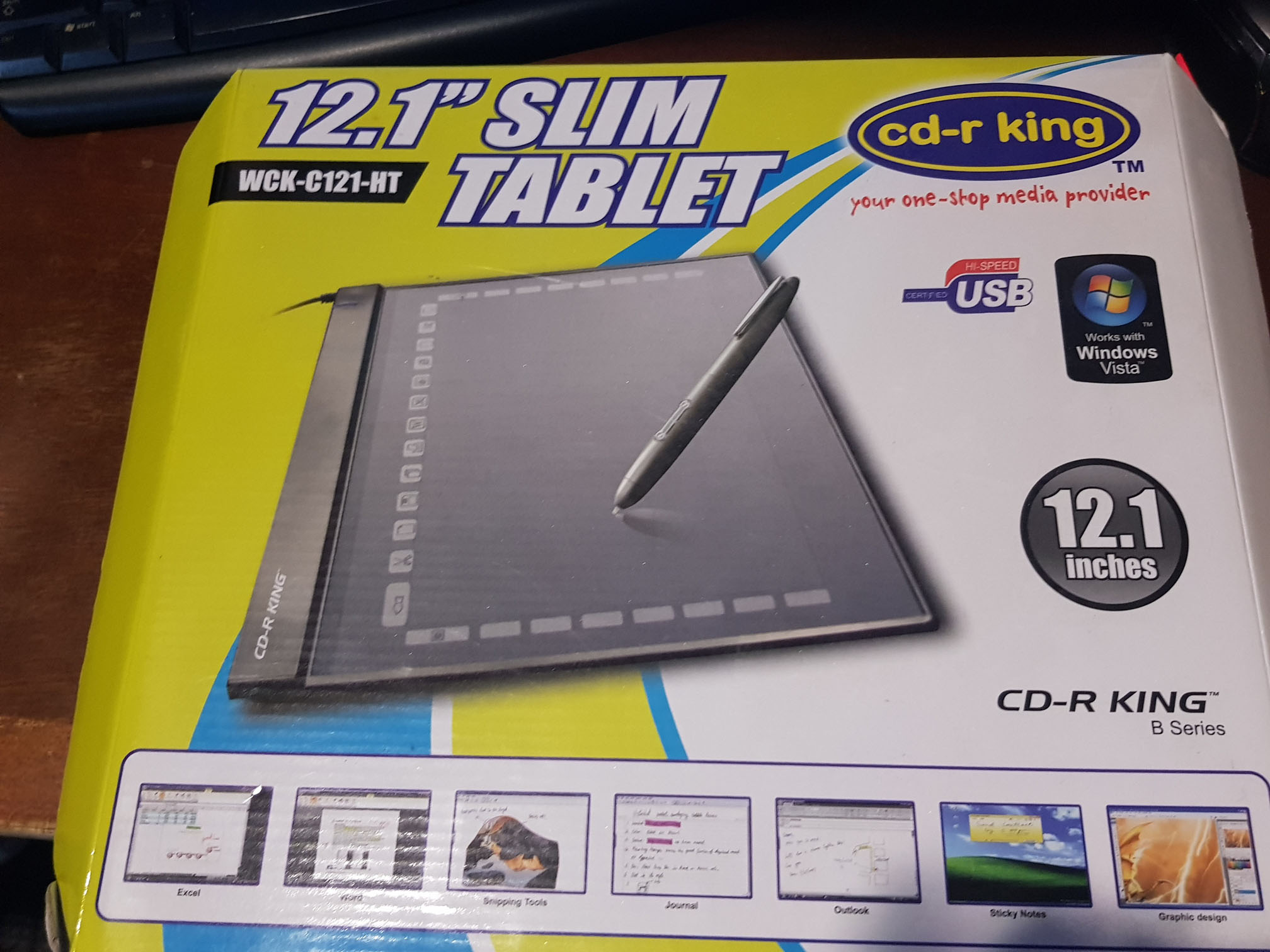 CD-R King tablet package