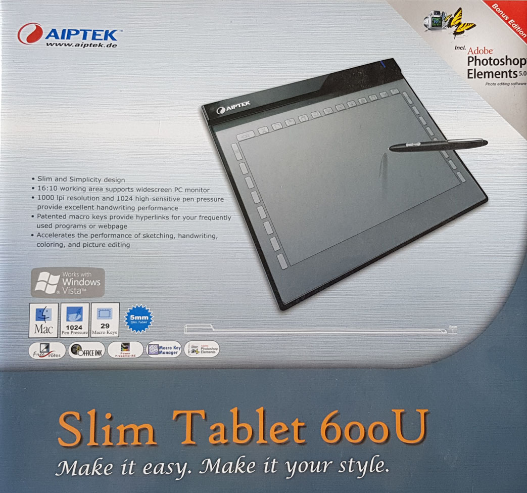 AIPTEK tablet package